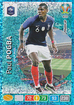 Paul Pogba France Panini UEFA EURO 2020 POWER-UP - Key Player #410